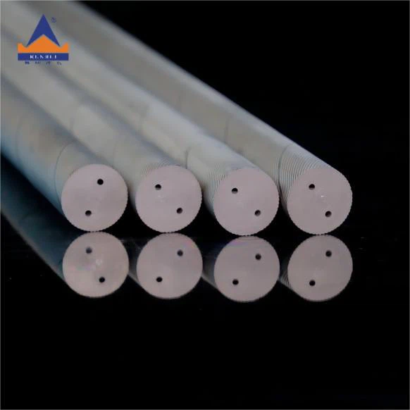 Tungsten Carbide Rod With Two Helical Coolant Hole 30 Degree Tungsten Carbide Rod With Two Helical Coolant Hole 30 Degree